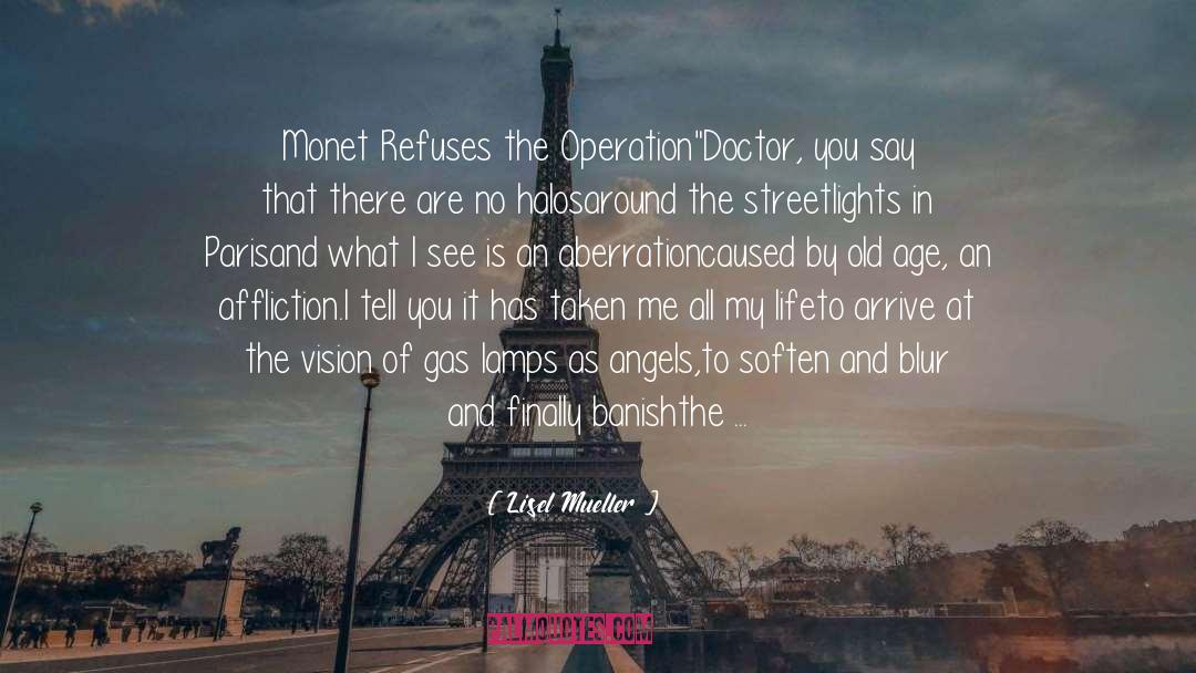 Lisel Mueller Quotes: Monet Refuses the Operation