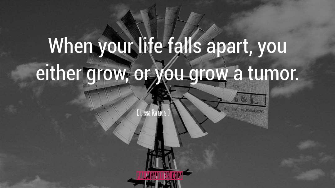 Lissa Rankin Quotes: When your life falls apart,