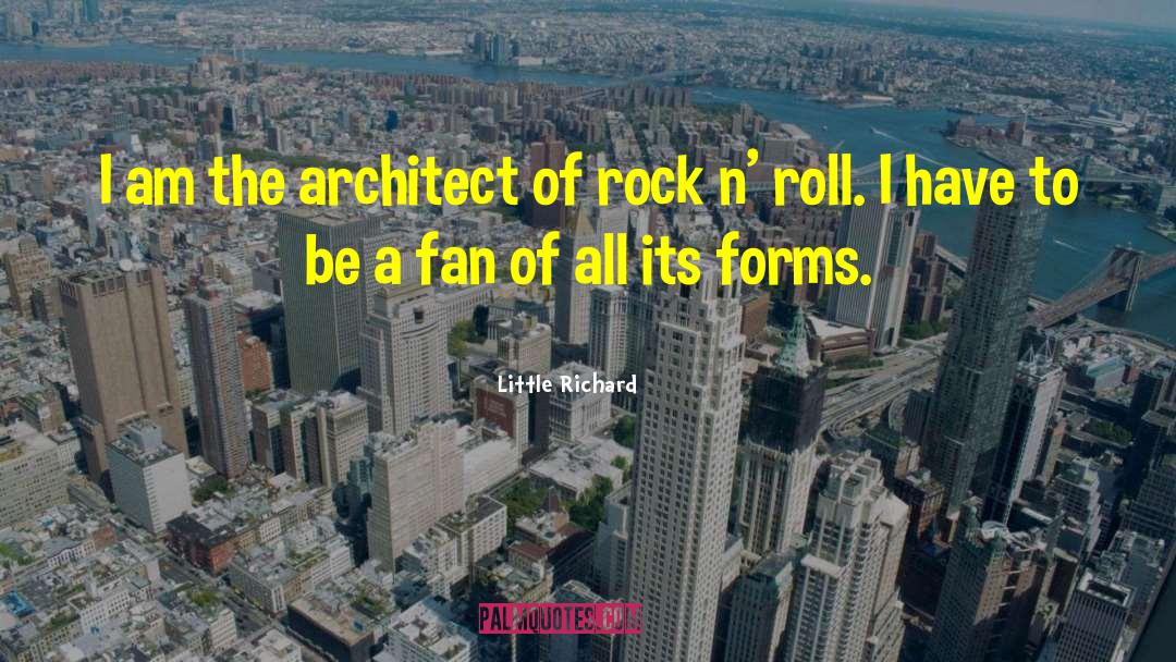 Little Richard Quotes: I am the architect of