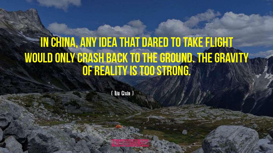 Liu Cixin Quotes: In China, any idea that