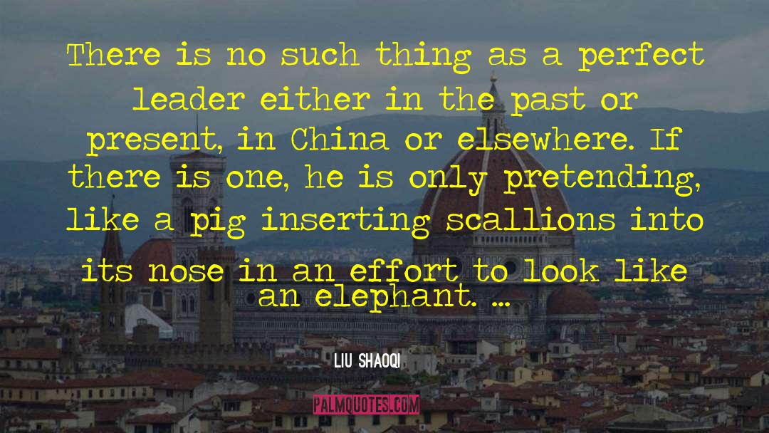Liu Shaoqi Quotes: There is no such thing