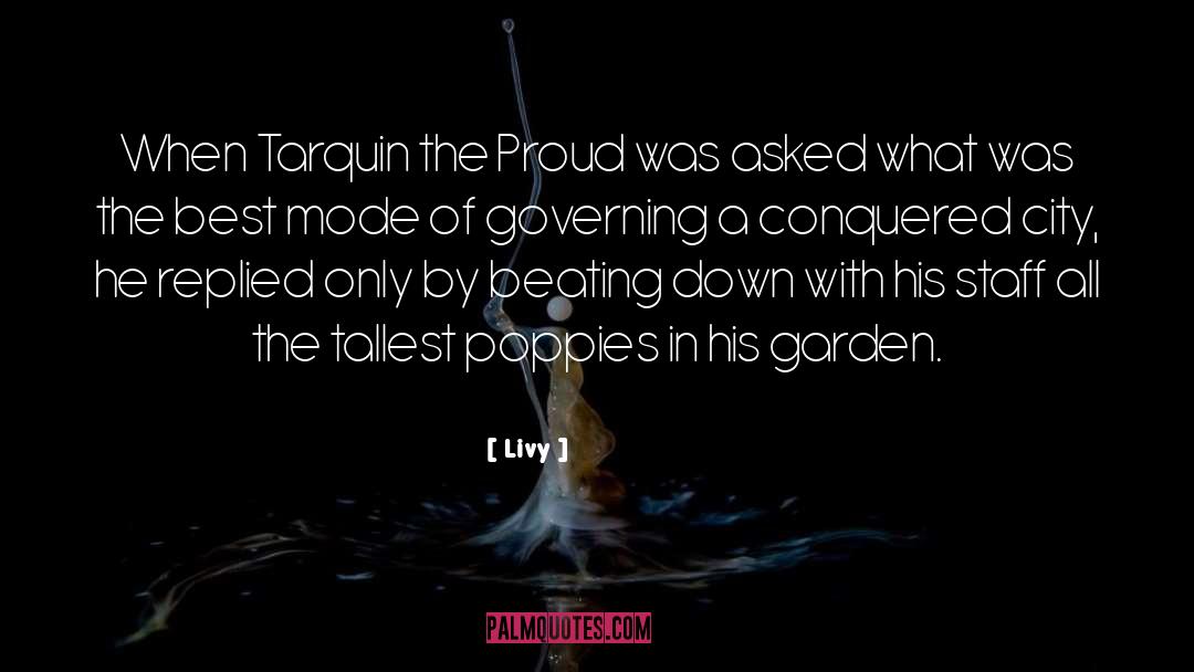 Livy Quotes: When Tarquin the Proud was