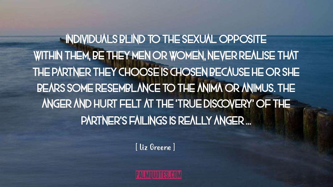 Liz Greene Quotes: Individuals blind to the sexual