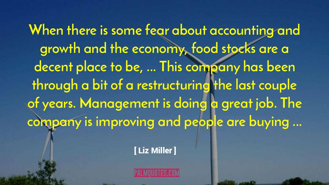 Liz Miller Quotes: When there is some fear