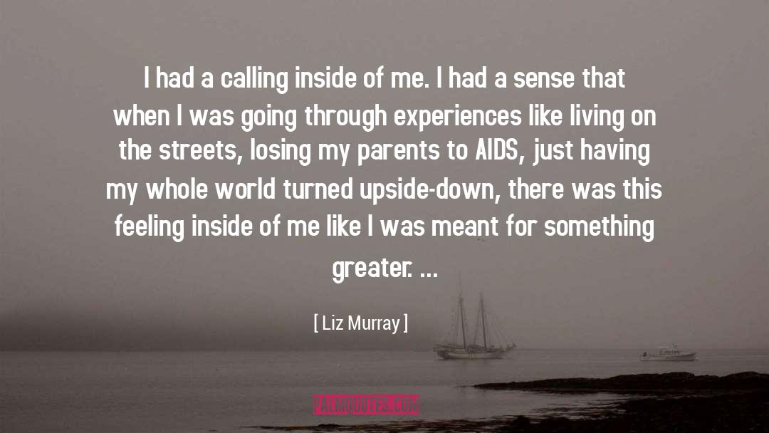 Liz Murray Quotes: I had a calling inside