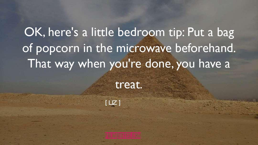 LIZ Quotes: OK, here's a little bedroom