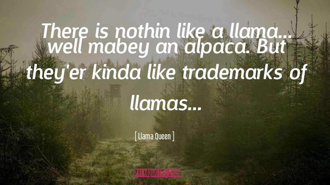 Llama Queen Quotes: There is nothin like a