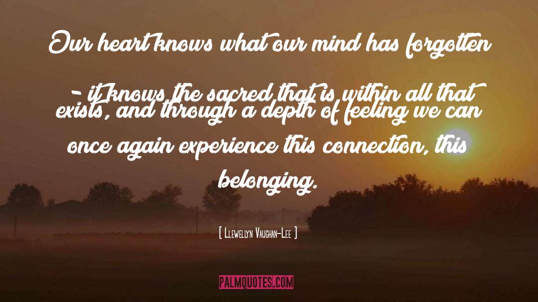 Llewellyn Vaughan-Lee Quotes: Our heart knows what our