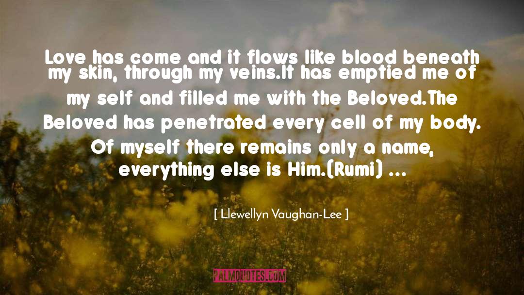 Llewellyn Vaughan-Lee Quotes: Love has come and it