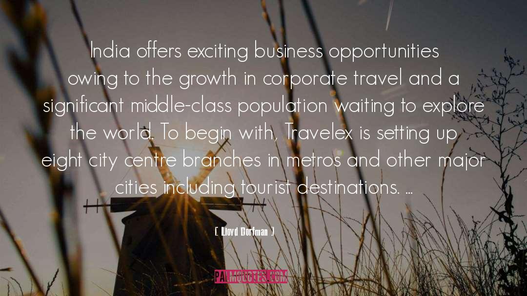 Lloyd Dorfman Quotes: India offers exciting business opportunities
