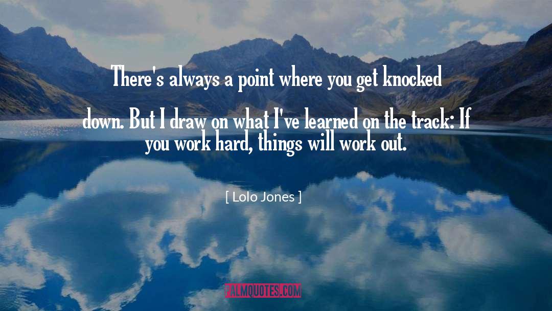 Lolo Jones Quotes: There's always a point where