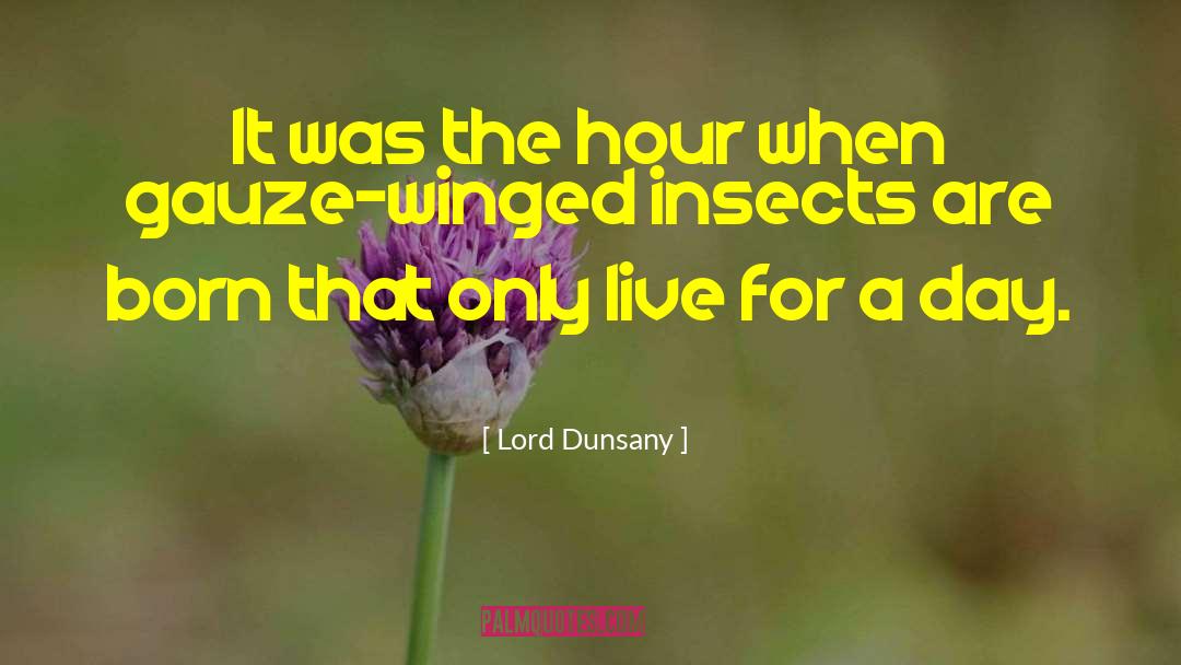 Lord Dunsany Quotes: It was the hour when