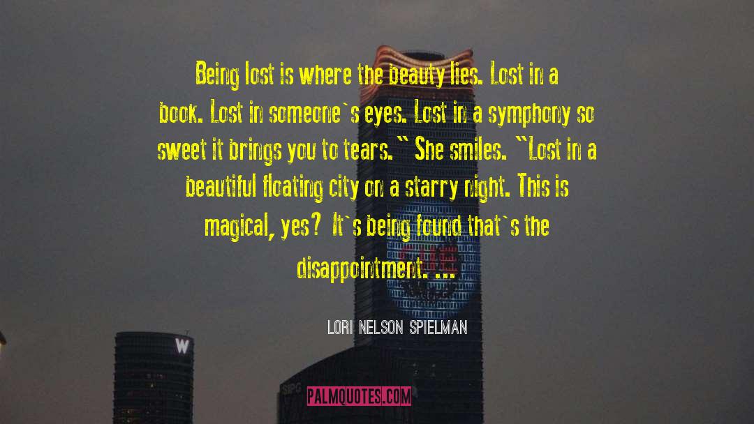 Lori Nelson Spielman Quotes: Being lost is where the