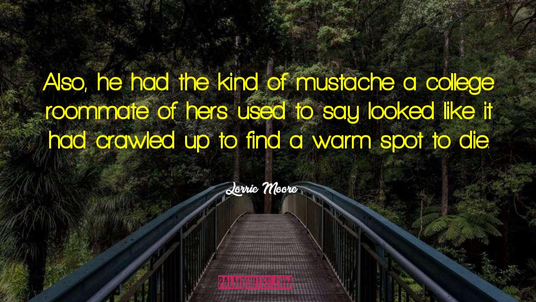 Lorrie Moore Quotes: Also, he had the kind