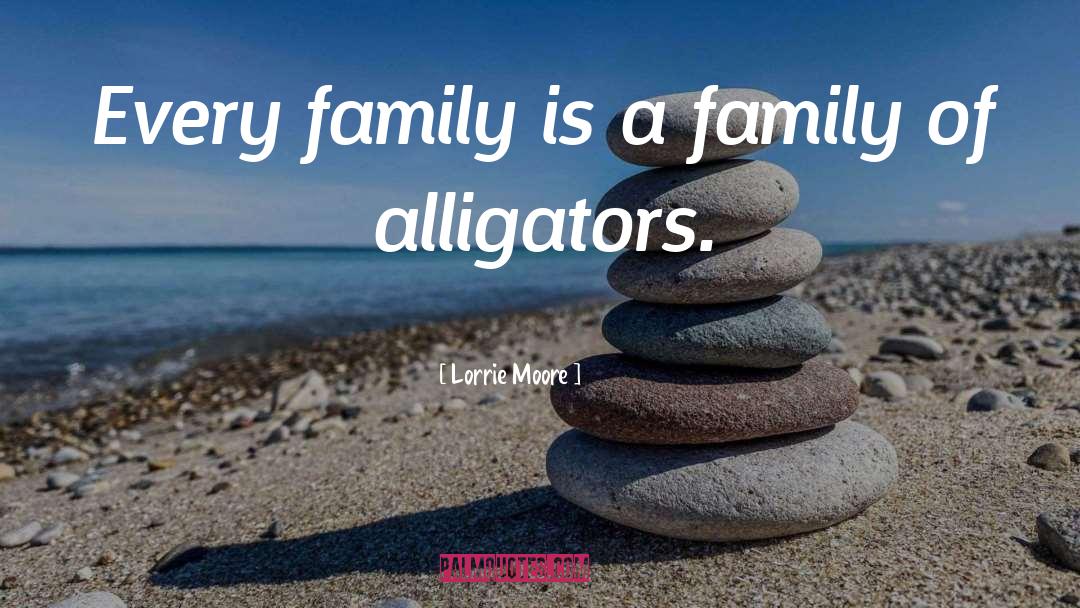 Lorrie Moore Quotes: Every family is a family