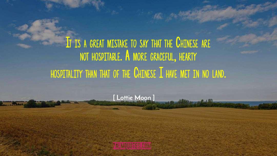 Lottie Moon Quotes: It is a great mistake
