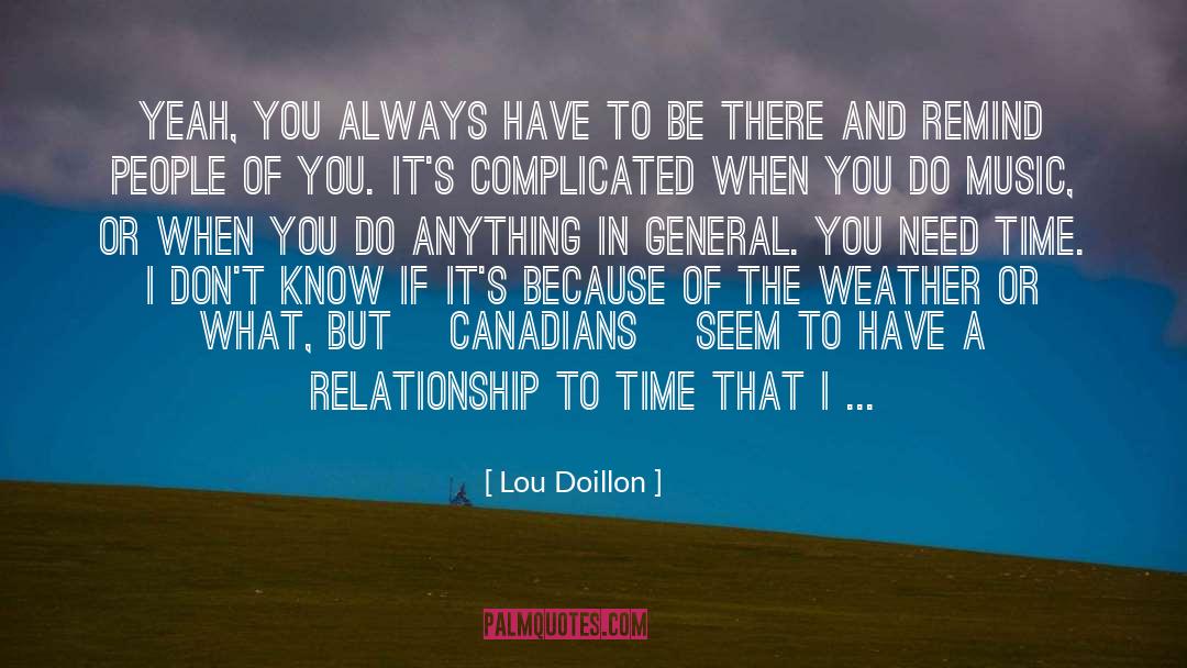 Lou Doillon Quotes: Yeah, you always have to