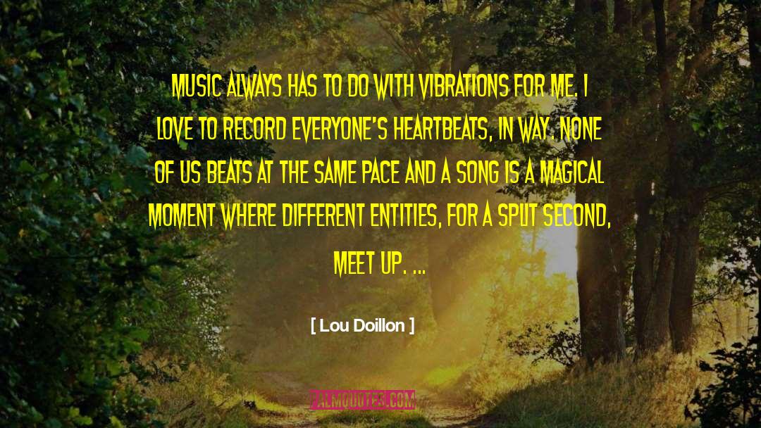 Lou Doillon Quotes: Music always has to do