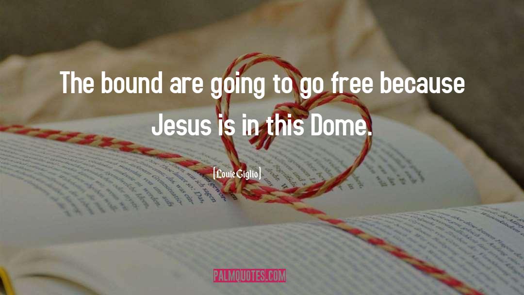 Louie Giglio Quotes: The bound are going to