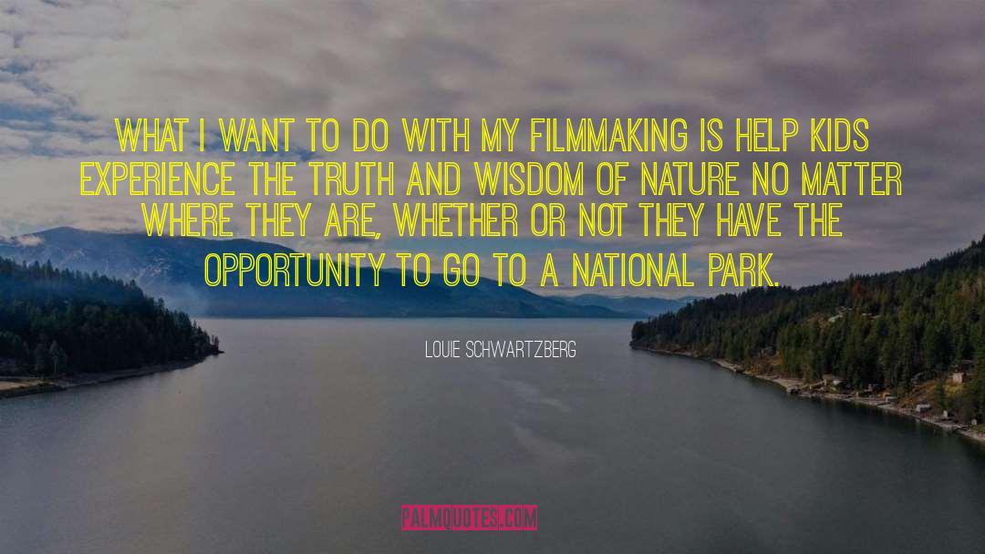 Louie Schwartzberg Quotes: What I want to do