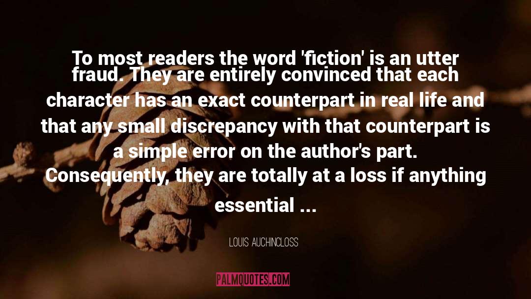 Louis Auchincloss Quotes: To most readers the word