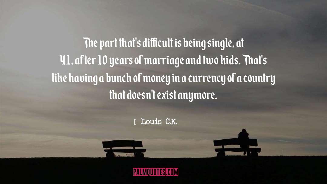 Louis C.K. Quotes: The part that's difficult is