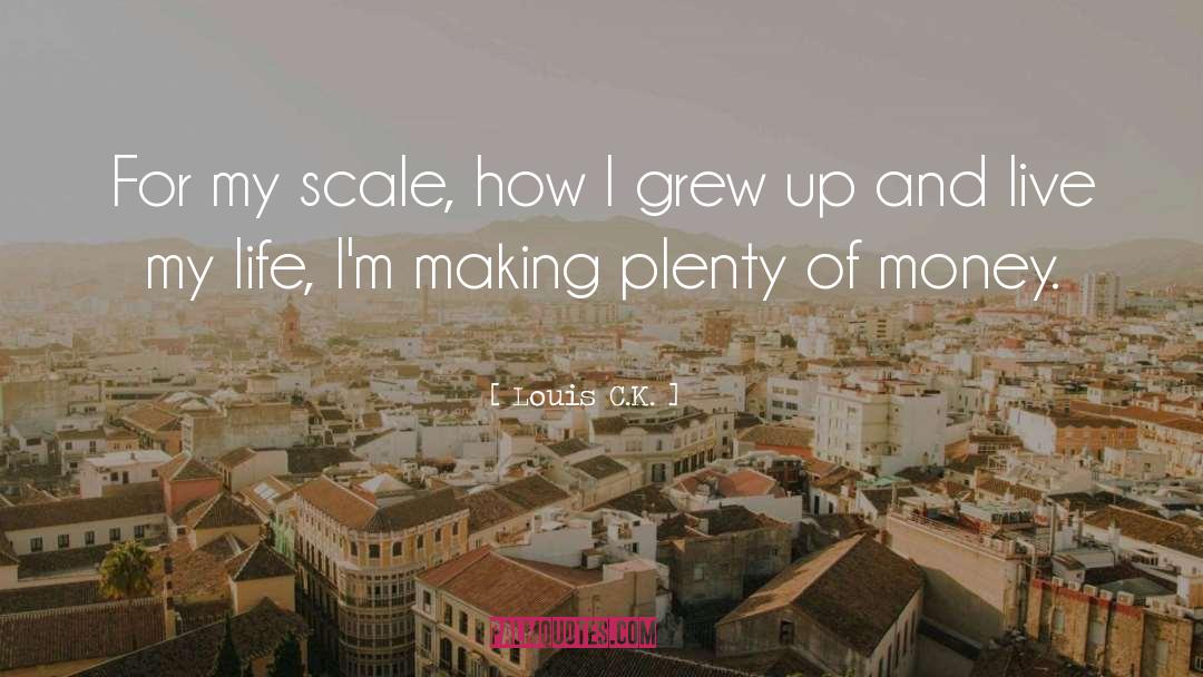 Louis C.K. Quotes: For my scale, how I