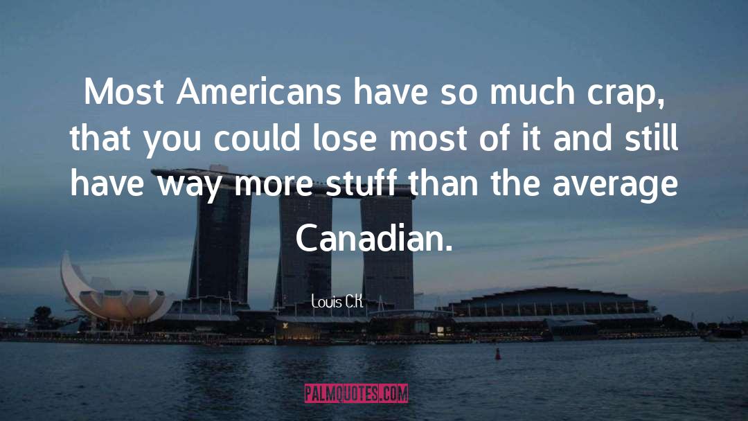 Louis C.K. Quotes: Most Americans have so much