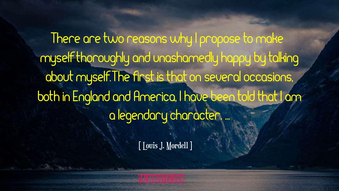 Louis J. Mordell Quotes: There are two reasons why