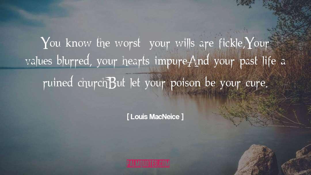 Louis MacNeice Quotes: You know the worst: your