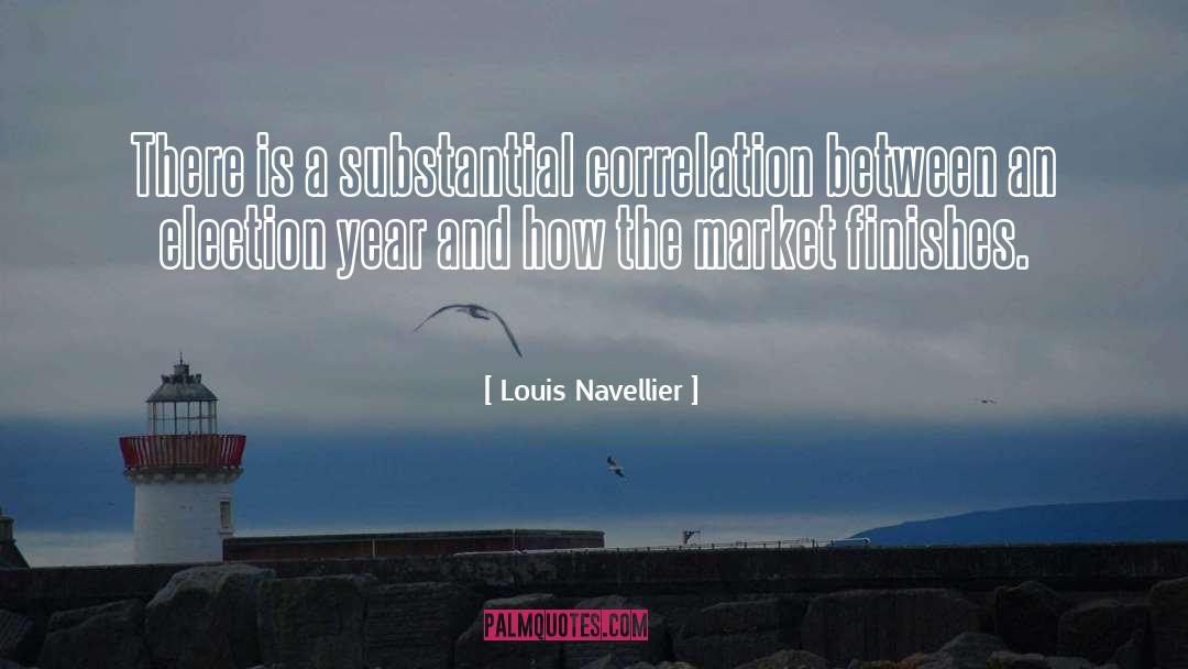 Louis Navellier Quotes: There is a substantial correlation