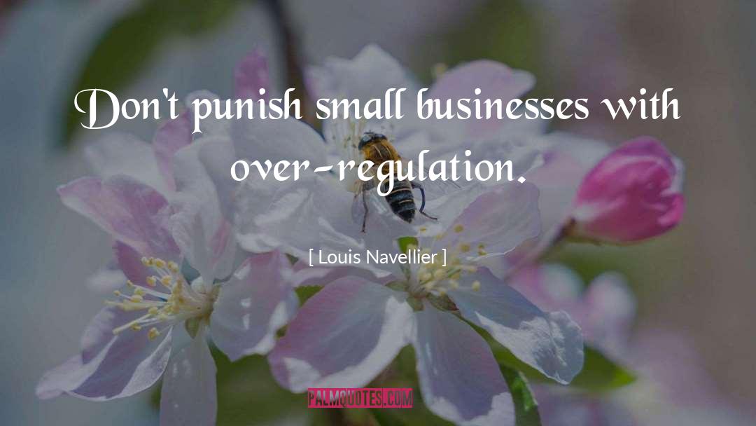 Louis Navellier Quotes: Don't punish small businesses with