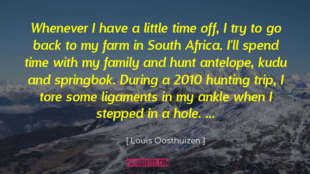 Louis Oosthuizen Quotes: Whenever I have a little