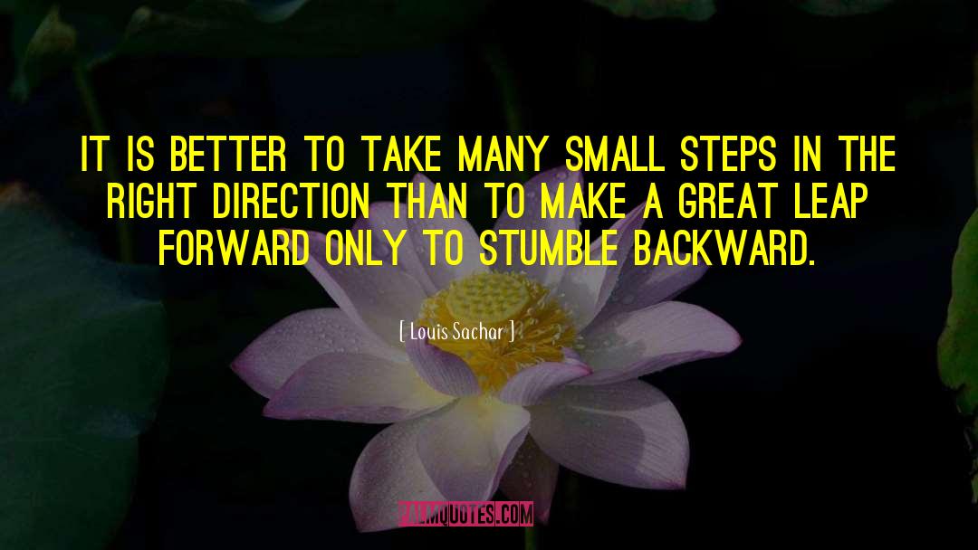Louis Sachar Quotes: It is better to take