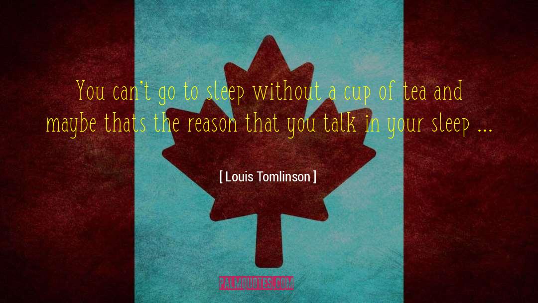 Louis Tomlinson Quotes: You can't go to sleep