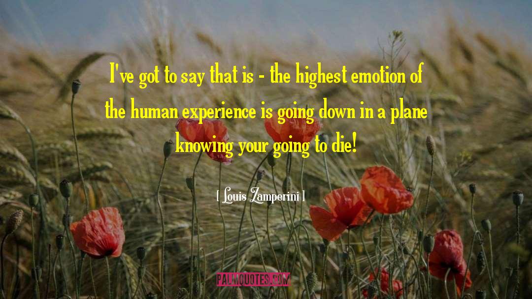 Louis Zamperini Quotes: I've got to say that