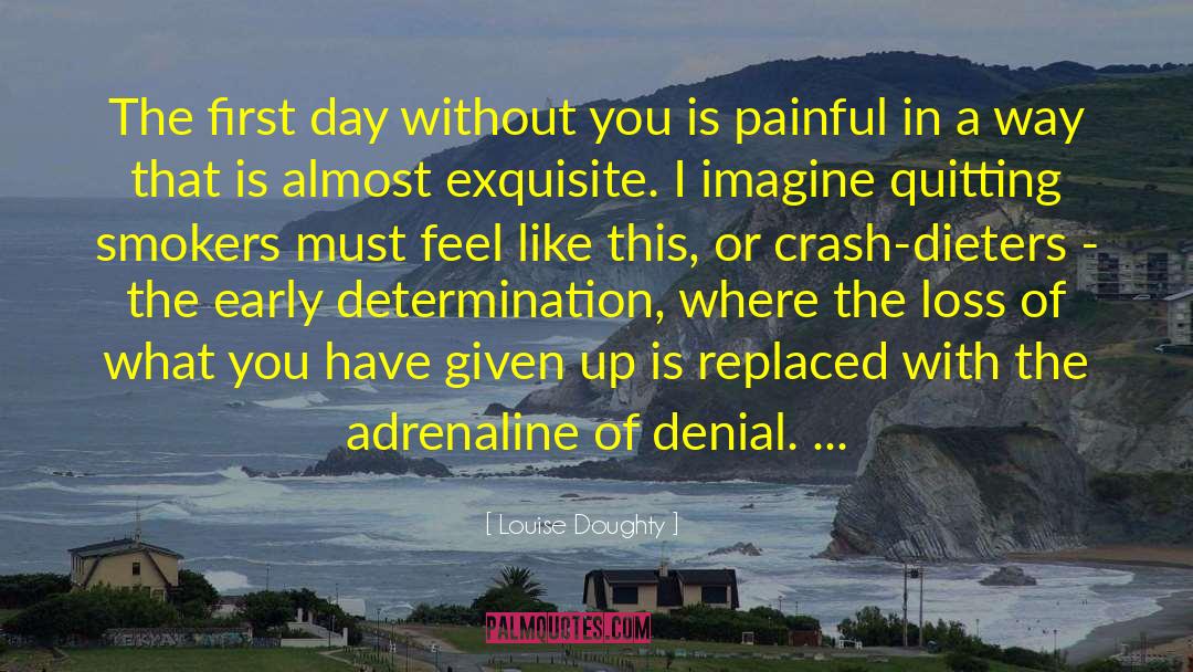 Louise Doughty Quotes: The first day without you