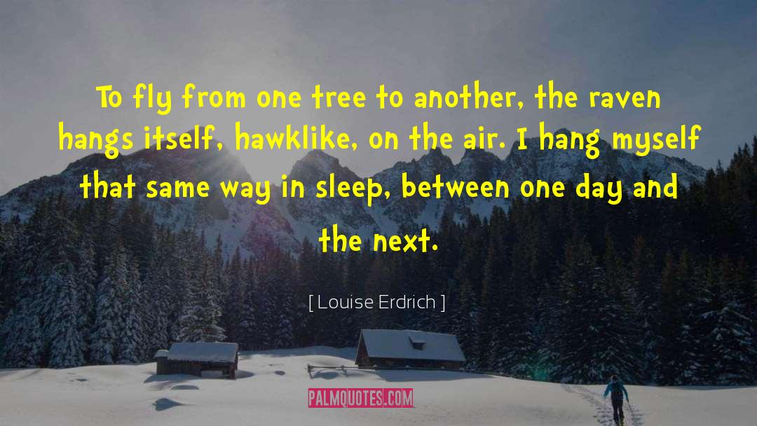 Louise Erdrich Quotes: To fly from one tree
