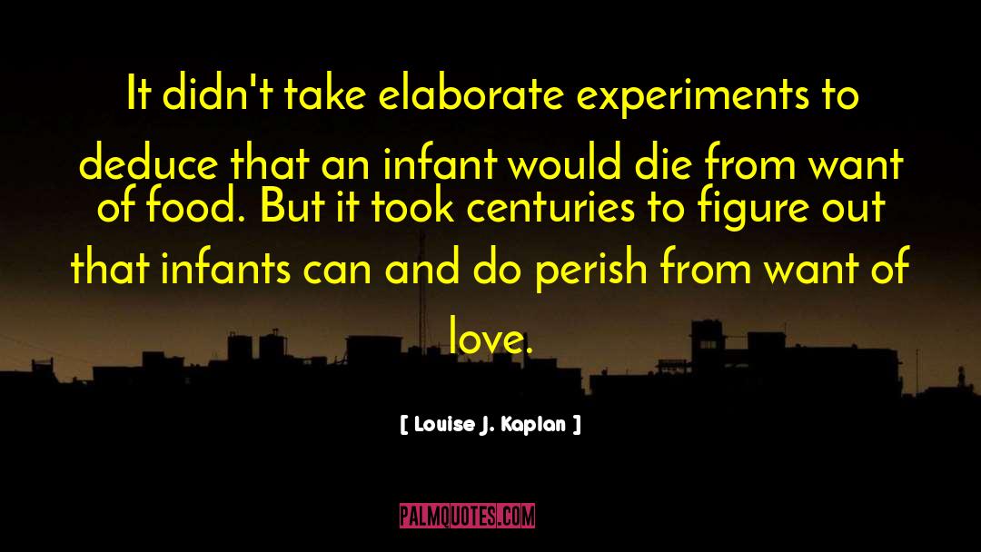 Louise J. Kaplan Quotes: It didn't take elaborate experiments