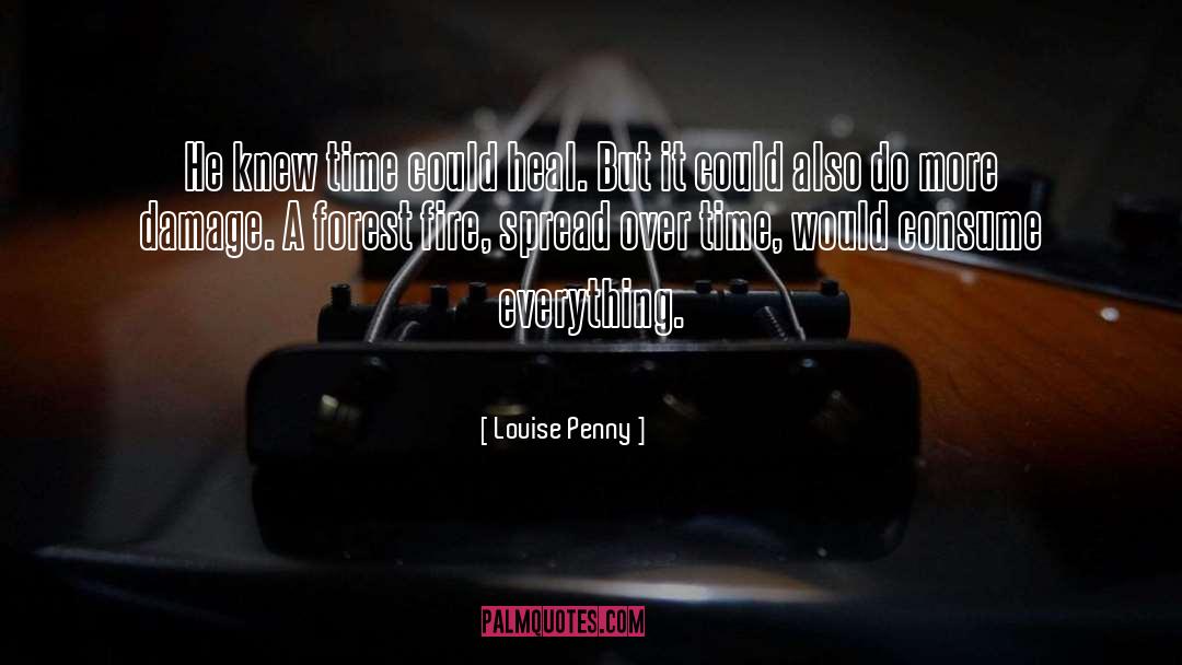 Louise Penny Quotes: He knew time could heal.