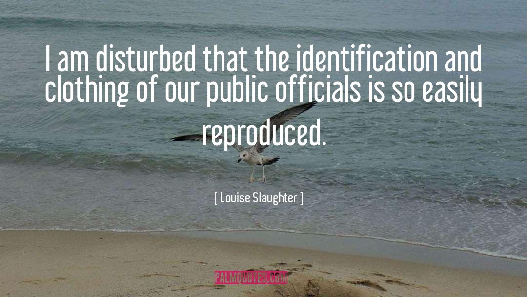 Louise Slaughter Quotes: I am disturbed that the