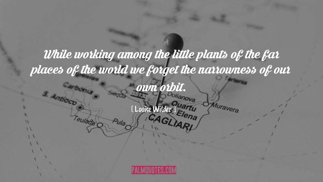 Louise Wilder Quotes: While working among the little