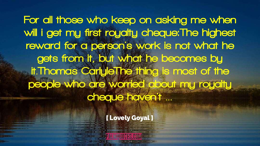 Lovely Goyal Quotes: For all those who keep