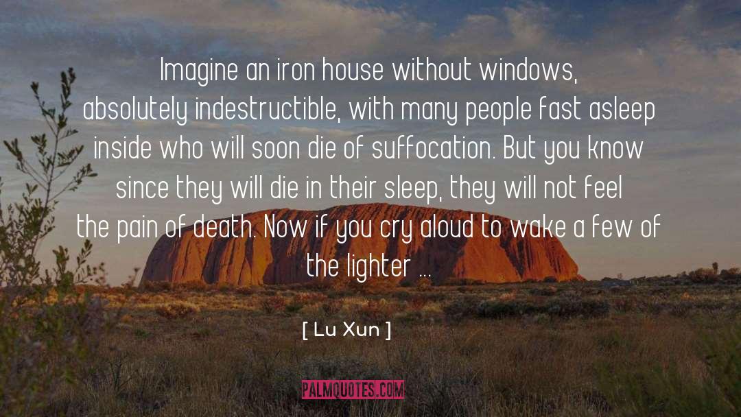 Lu Xun Quotes: Imagine an iron house without