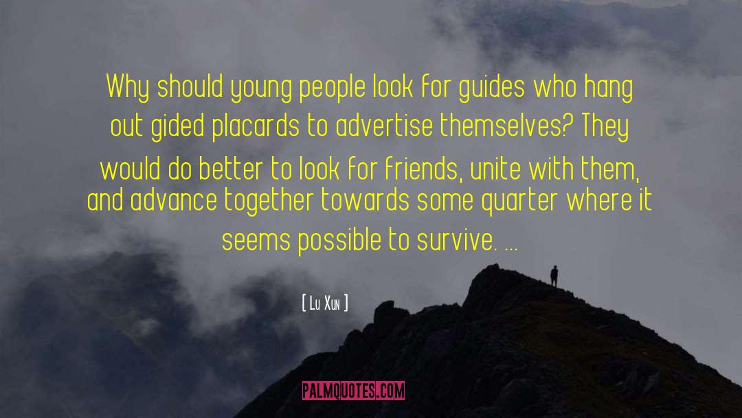 Lu Xun Quotes: Why should young people look