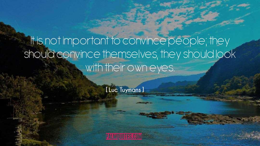 Luc Tuymans Quotes: It is not important to