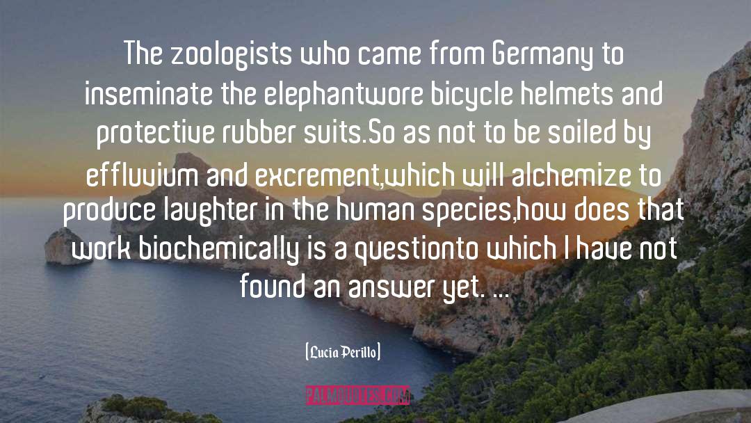 Lucia Perillo Quotes: The zoologists who came from
