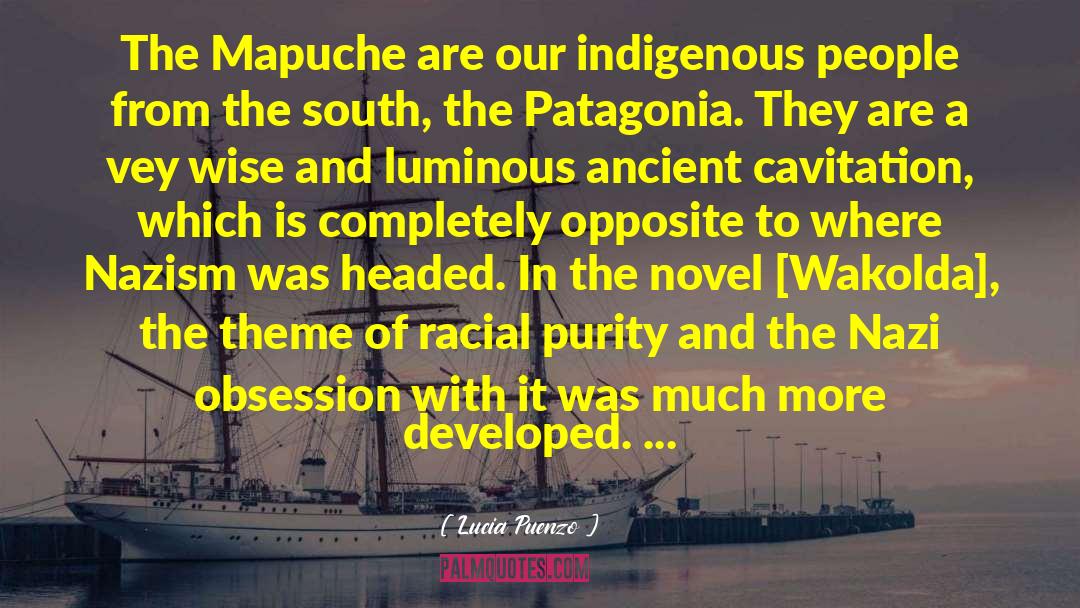 Lucia Puenzo Quotes: The Mapuche are our indigenous