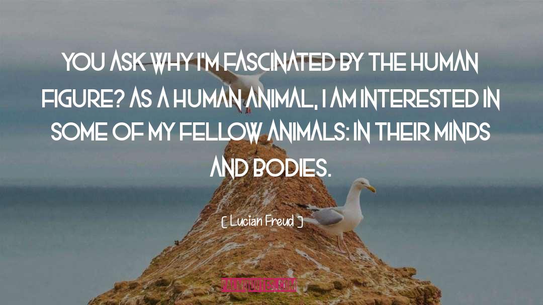 Lucian Freud Quotes: You ask why I'm fascinated