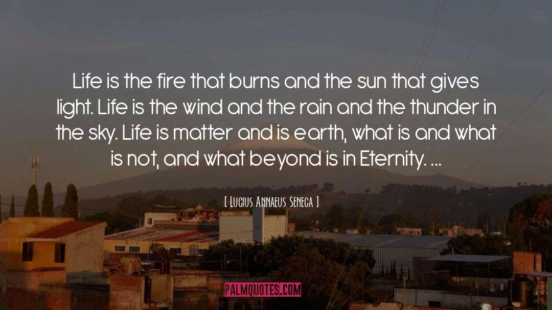 Lucius Annaeus Seneca Quotes: Life is the fire that